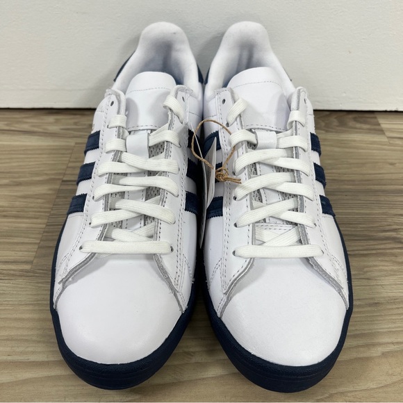 Adidas Campus ADV Mirrored Lines White Navy Blue Shoes Men's Size 9 HP9104 NWOB - Picture 2 of 6